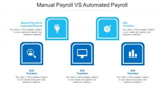 Manual Payroll VS Automated Payroll Ppt Powerpoint Presentation Layouts Cpb