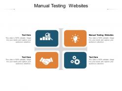 Manual testing websites ppt powerpoint presentation gallery objects cpb