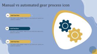 Manual Vs Automated Gear Process Icon