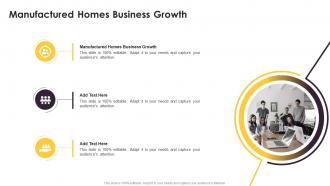 Manufactured Homes Business Growth In Powerpoint And Google Slides Cpb