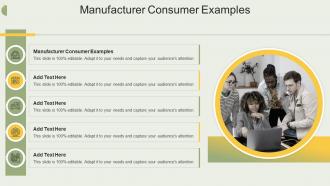 Manufacturer Consumer Examples In Powerpoint And Google Slides Cpb
