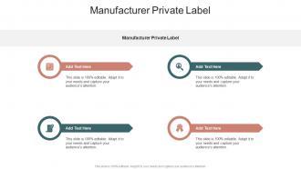 Manufacturer Private Label In Powerpoint And Google Slides Cpb
