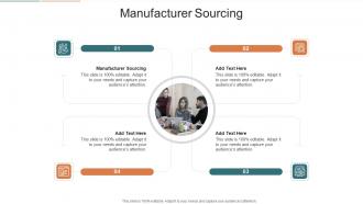 Manufacturer Sourcing In Powerpoint And Google Slides Cpb
