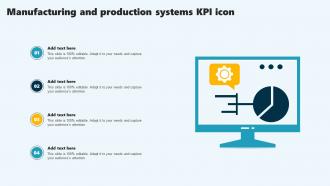Manufacturing And Production Systems KPI Icon
