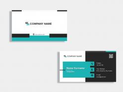 Manufacturing company business card template