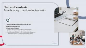 Manufacturing Control Mechanism Tactics Powerpoint Presentation Slides Best Idea