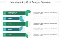 Manufacturing cost analysis template ppt powerpoint presentation outline influencers cpb