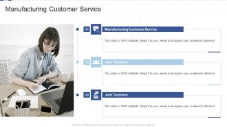 Manufacturing Customer Service In Powerpoint And Google Slides Cpb