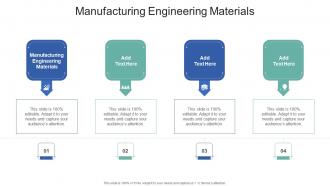 Manufacturing Engineering Materials In Powerpoint And Google Slides Cpb