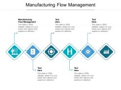 Manufacturing flow management ppt powerpoint presentation slides ideas cpb