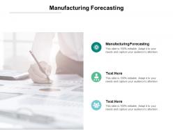 Manufacturing forecasting ppt powerpoint presentation gallery professional cpb