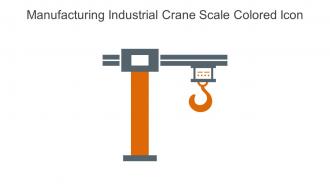 Manufacturing Industrial Crane Scale Colored Icon In Powerpoint Pptx Png And Editable Eps Format