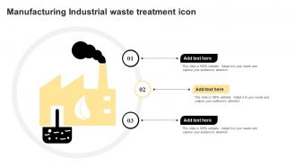 Manufacturing Industrial Waste Treatment Icon