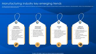 Manufacturing Industry Key Emerging Trends