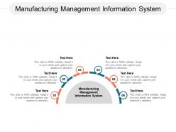 Manufacturing management information system ppt powerpoint presentation ideas grid cpb