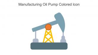 Manufacturing Oil Pump Colored Icon In Powerpoint Pptx Png And Editable Eps Format
