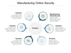 Manufacturing online security ppt powerpoint presentation professional diagrams cpb