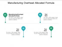 Manufacturing overhead allocated formula ppt powerpoint presentation pictures format cpb