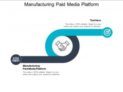 Manufacturing paid media platform ppt powerpoint presentation slides graphic images cpb