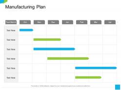 Manufacturing plan task month ppt powerpoint presentation pictures graphics download