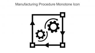 Manufacturing Procedure Monotone Icon In Powerpoint Pptx Png And Editable Eps Format
