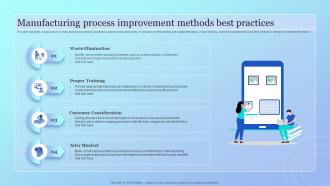 Manufacturing Process Improvement Methods Best Practices