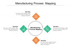 Manufacturing process mapping ppt powerpoint presentation icon themes cpb