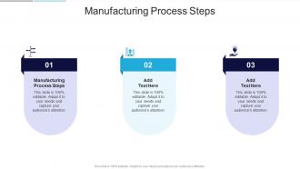 Manufacturing Process Steps In Powerpoint And Google Slides Cpb