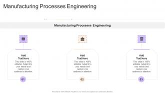 Manufacturing Processes Engineering In Powerpoint And Google Slides Cpb