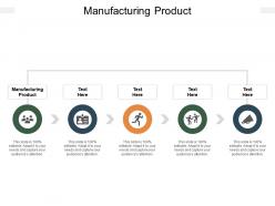 Manufacturing product ppt powerpoint presentation outline display cpb