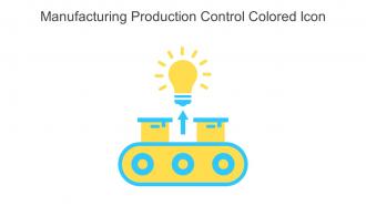 Manufacturing Production Control Colored Icon In Powerpoint Pptx Png And Editable Eps Format