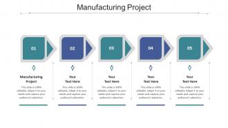 Manufacturing project ppt powerpoint presentation infographics slides cpb