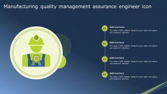 Manufacturing Quality Management Assurance Engineer Icon