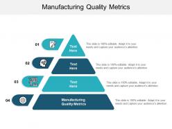 Manufacturing quality metrics ppt powerpoint professional slideshow cpb