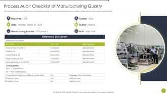 Manufacturing Quality Powerpoint Ppt Template Bundles