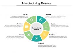 Manufacturing release ppt powerpoint presentation show background cpb