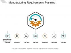 Manufacturing requirements planning ppt powerpoint presentation layouts show cpb