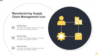 Manufacturing Supply Chain Management Icon