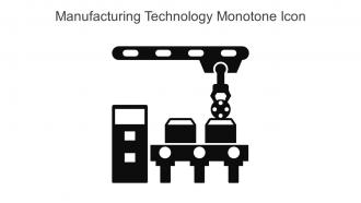 Manufacturing Technology Monotone Icon In Powerpoint Pptx Png And Editable Eps Format