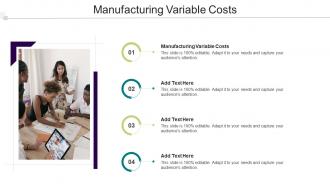 Manufacturing Variable Costs In Powerpoint And Google Slides Cpb