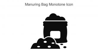 Manuring Bag Monotone Icon In Powerpoint Pptx Png And Editable Eps Format