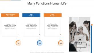 Many Functions Human Life In Powerpoint And Google Slides Cpb