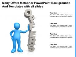 Many offers metaphor powerpoint backgrounds and templates with all slides