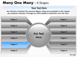 Many one many 6 stages 4