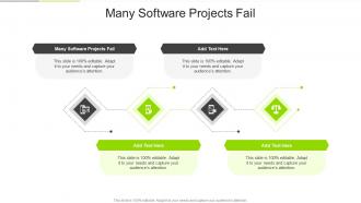 Many Software Projects Fail In Powerpoint And Google Slides Cpb
