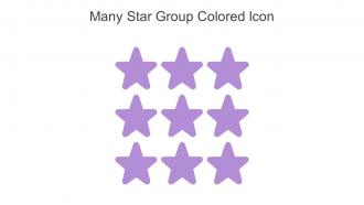 Many Star Group Colored Icon In Powerpoint Pptx Png And Editable Eps Format