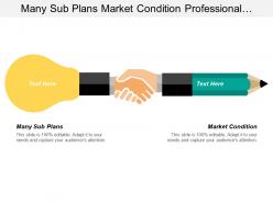 Many sub plans market condition professional development series