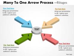 Many to one arrow process 4 stages 3