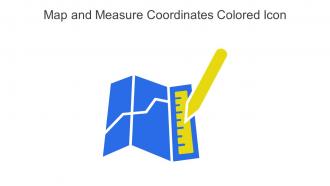 Map And Measure Coordinates Colored Icon In Powerpoint Pptx Png And Editable Eps Format