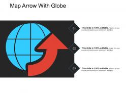 Map Arrow With Globe